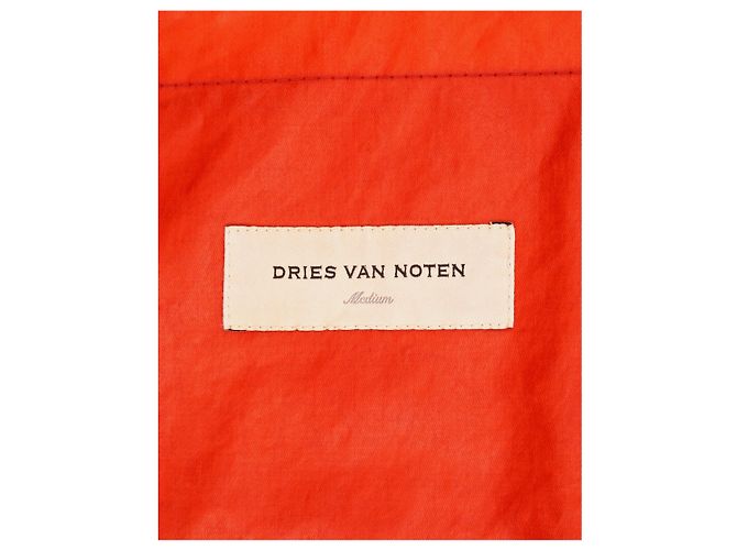 Giacca parka cropped 1of1 AW20 di Dries van Noten Rosso - vista 5