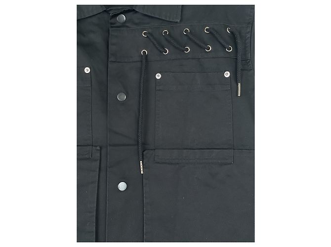 Laced Work Jacket von Craig Green FW18 Schwarz - Ansicht 5