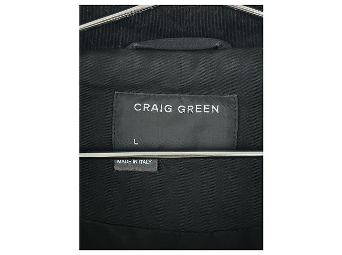 Laced Work Jacket von Craig Green FW18 Schwarz - Ansicht 7