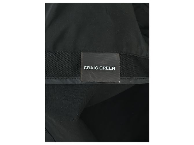 Laced Work Jacket von Craig Green FW18 Schwarz - Ansicht 8