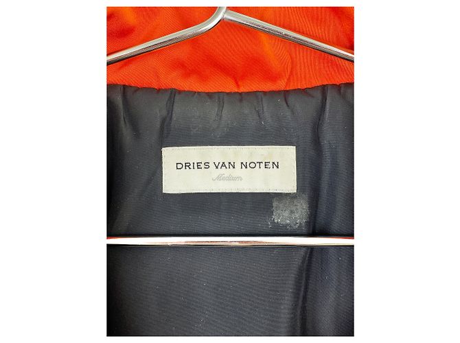 Orange Backzip Bomberjacke Dries van Noten AW14 - Ansicht 8