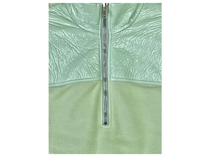 Rick Owens DRKSHDW AW20 PERFORMA Half-Zip Pullover Windbreaker Jacket Green - vista 5