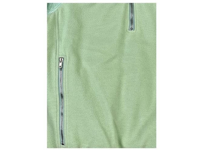 Rick Owens DRKSHDW AW20 PERFORMA Half-Zip Pullover Windbreaker Jacket Green - vista 6