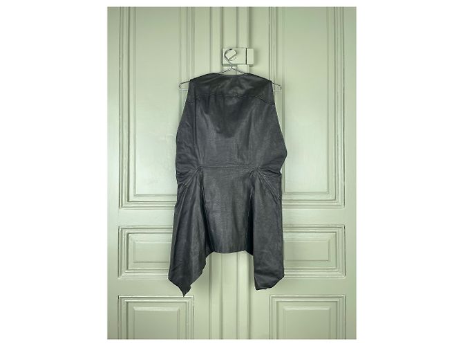 Colete de couro Turbo Flying V de Rick Owens SS10 RELEASE - vista 2