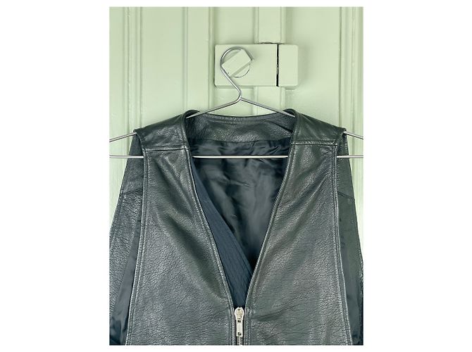 Colete de couro Turbo Flying V de Rick Owens SS10 RELEASE - vista 3