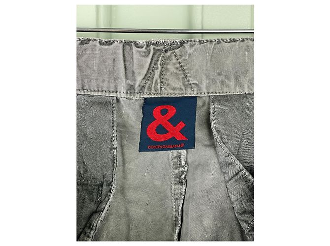 Stonewash Multi-Pocket Militär Cargo-Hosen von Dolce & Gabbana Braun - Ansicht 10