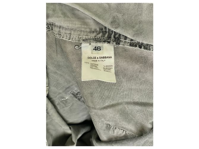 Stonewash Multi-Pocket Militär Cargo-Hosen von Dolce & Gabbana Braun - Ansicht 11