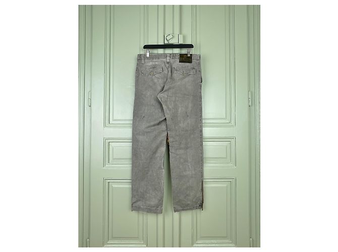 Stonewash Multi-Pocket Militär Cargo-Hosen von Dolce & Gabbana Braun - Ansicht 2