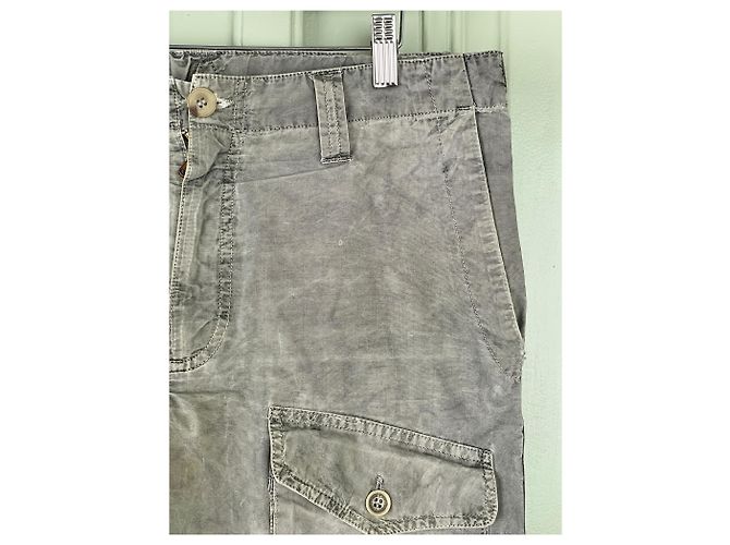 Stonewash Multi-Pocket Militär Cargo-Hosen von Dolce & Gabbana Braun - Ansicht 4