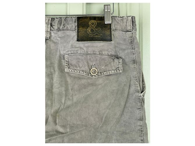 Stonewash Multi-Pocket Militär Cargo-Hosen von Dolce & Gabbana Braun - Ansicht 7