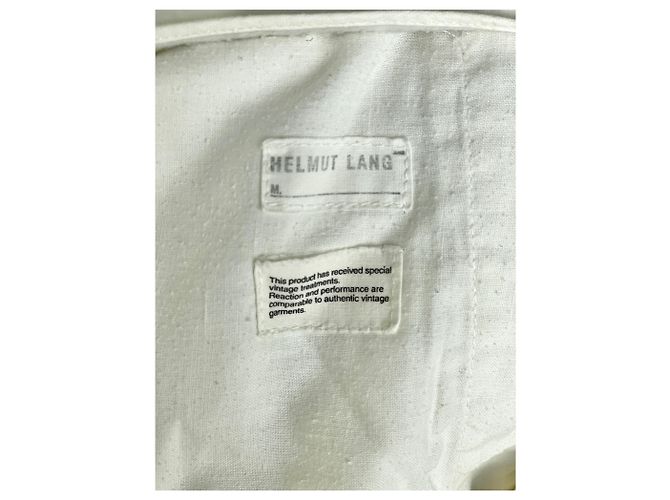 Helmut Lang AW99 3D Pocket Flight Cargo Pants White - view 13