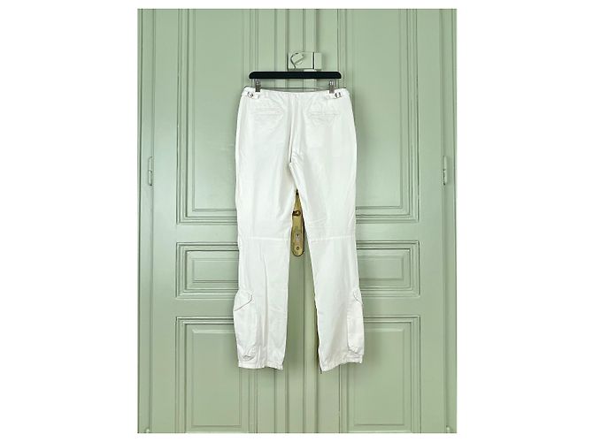 Helmut Lang AW99 3D Pocket Flight Cargo Pants White - view 2