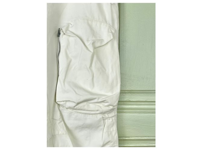 Helmut Lang AW99 3D Pocket Flight Cargo Pants White - view 6
