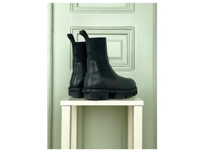 Botas Megatooth Beatle Rick Owens Negro - vista 2