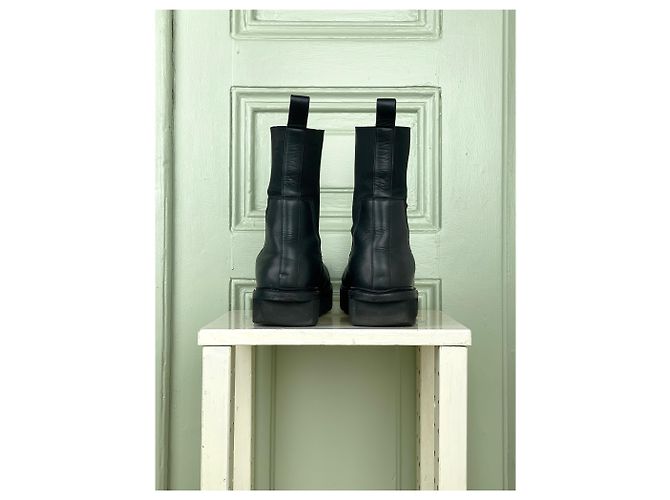 Botas Megatooth Beatle Rick Owens Negro - vista 6