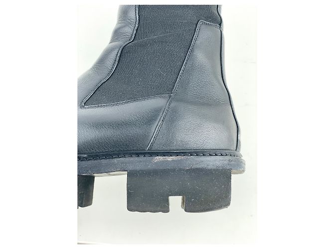 Botas Megatooth Beatle Rick Owens Negro - vista 8