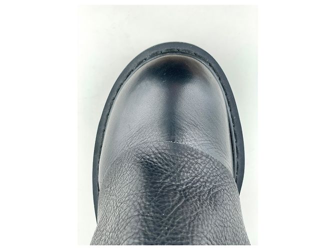 Stivali Creeper `Fetish´ a Risvolto di Rick Owens SS11 ANTHEM Nero - vista 7