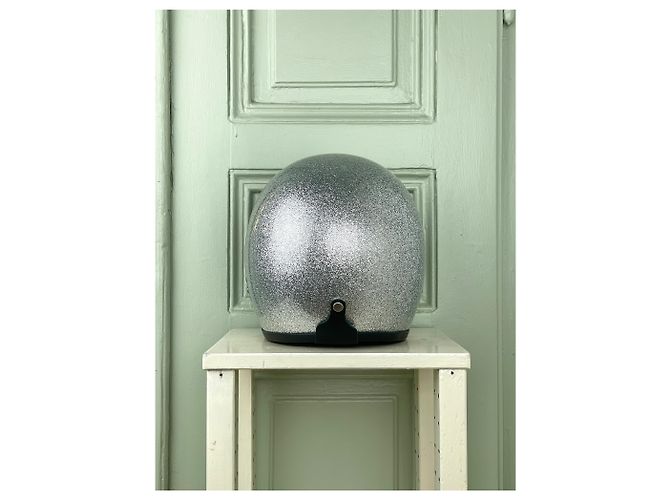 Maison Martin Margiela Borsa a Spalla Glitter Helmet di Maison Margiela Argento - vista 6