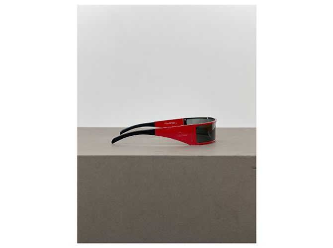 Occhiali da sole Punk Wrap Mask Dior di John Galliano SS03 Rosso - vista 5