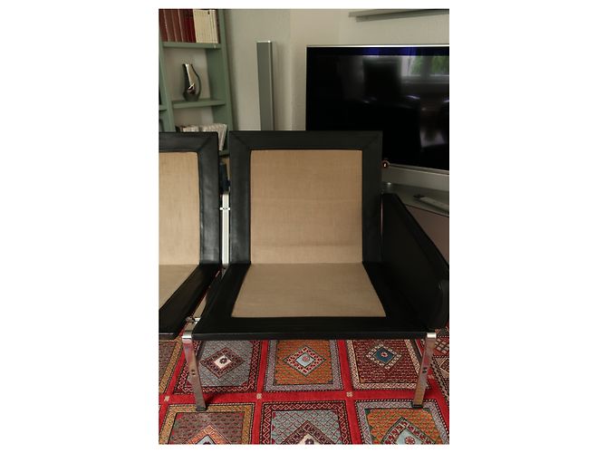 Autre Marque Kill International 1960s FK 6722 Jorgen Kastholm & Preben Fabricius Sofa Black - view 13