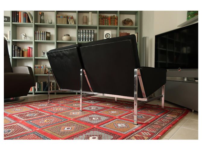 Autre Marque Kill International 1960s FK 6722 Jorgen Kastholm & Preben Fabricius Sofa Black - view 2