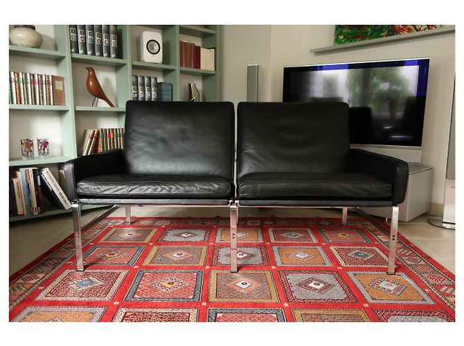 Autre Marque Kill International 1960s FK 6722 Jorgen Kastholm & Preben Fabricius Sofa Black - view 3