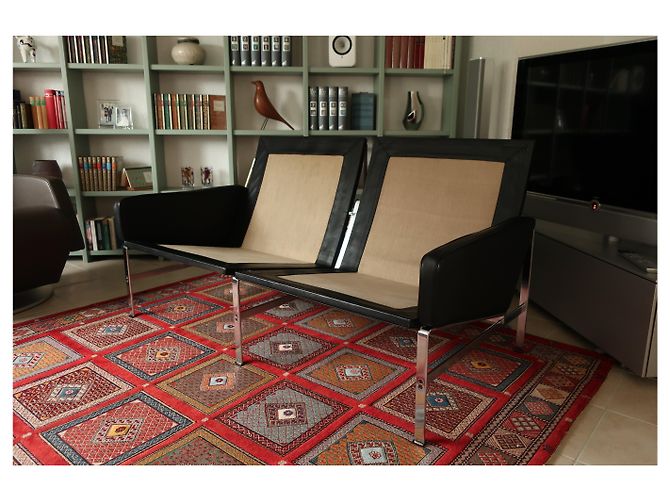 Autre Marque Kill International 1960s FK 6722 Jorgen Kastholm & Preben Fabricius Sofa Black - view 5