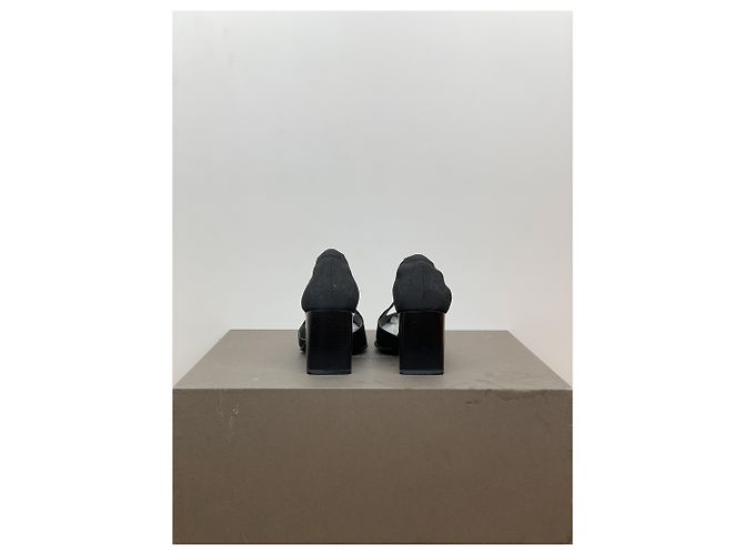 Décolleté Slingback Monogram a punta quadrata Gucci di Tom Ford SS98 Nero - vista 6