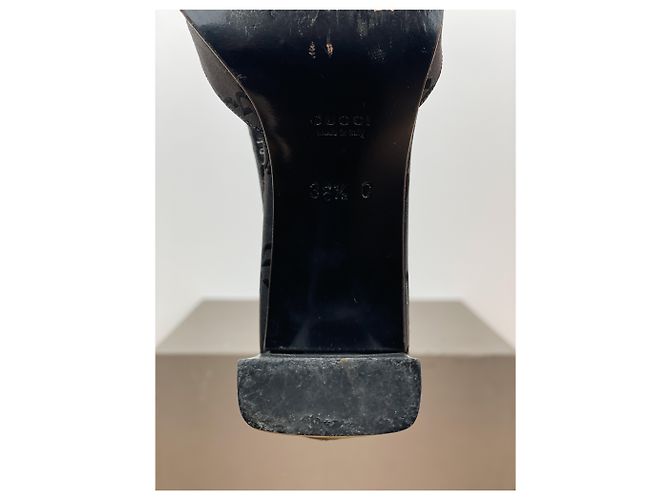 Décolleté Slingback Monogram a punta quadrata Gucci di Tom Ford SS98 Nero - vista 9
