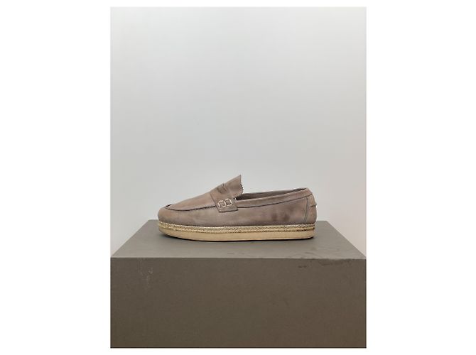Mocassini da barca Miu Miu Marrone - vista 3