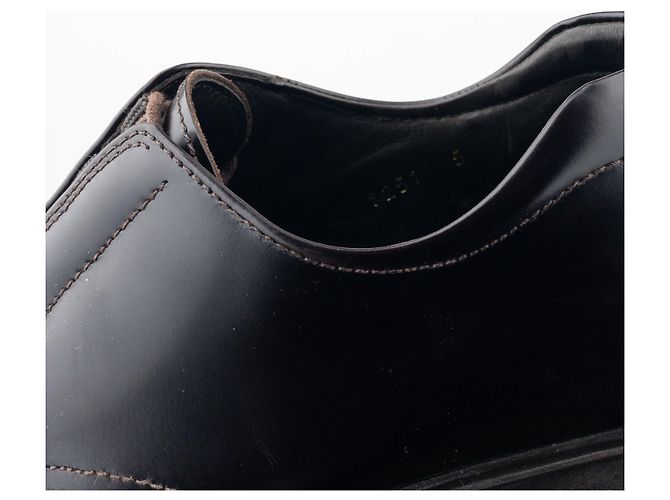 Scarpe Derby Creeper a Punta Quadrata Prada AW99 Marrone - vista 11