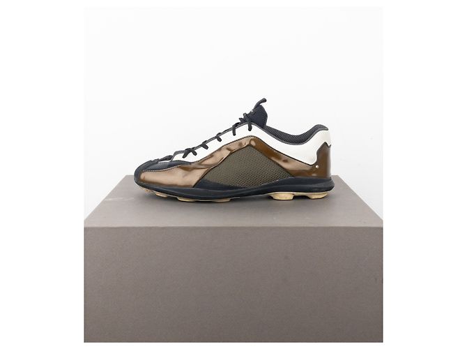 Sneakers ibride con suola a tacchetti Miu Miu AW04 Marrone - vista 3