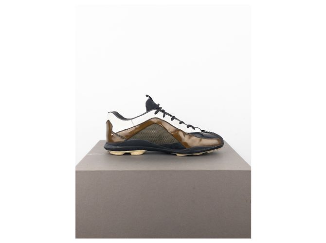 Sneakers ibride con suola a tacchetti Miu Miu AW04 Marrone - vista 4