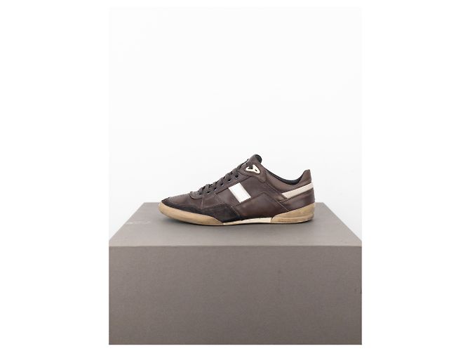 Sneaker basse Dior Homme di Hedi Slimane AW07 ‘B41’ Marrone - vista 3