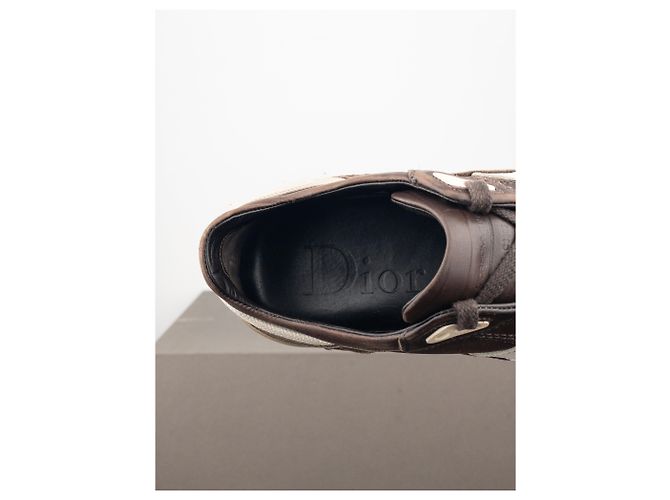 Sneaker basse Dior Homme di Hedi Slimane AW07 ‘B41’ Marrone - vista 8
