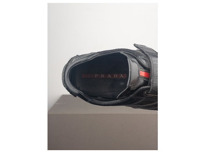 Sneakers da guida Monte Carlo Prada degli anni 2000 Nero - vista 10