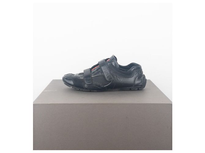 Sneakers da guida Monte Carlo Prada degli anni 2000 Nero - vista 3
