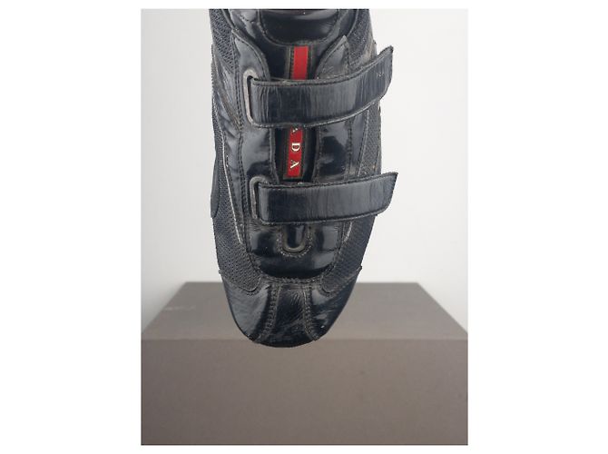 Sneakers da guida Monte Carlo Prada degli anni 2000 Nero - vista 7