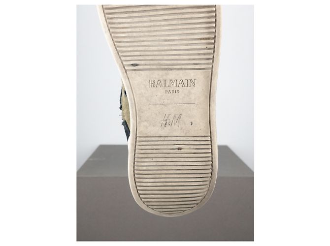 Tênis de cano alto Balmain x H&M AW14 - vista 10