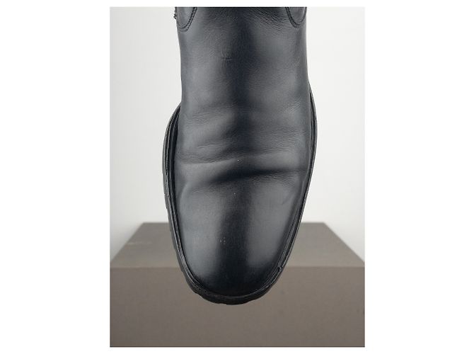 Prada Stivali da moto con suola lug Gucci di Tom Ford anni 2000 Nero - vista 7