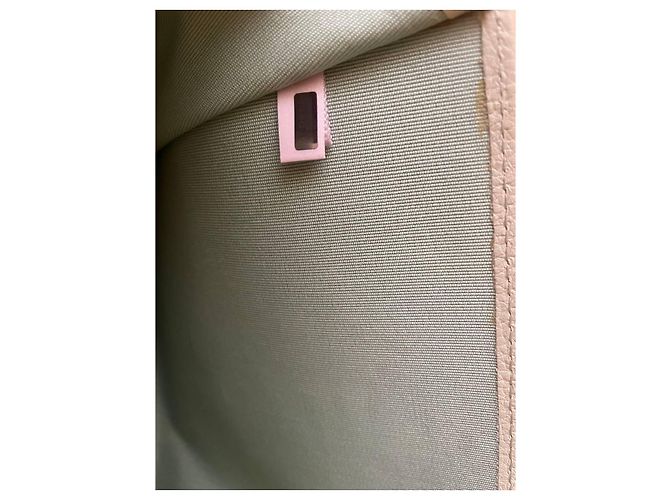 Clutch in pelle Jimmy Choo Beige - vista 3