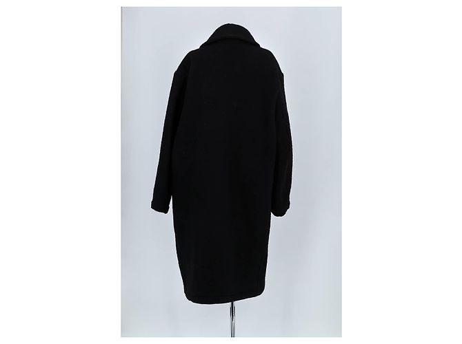 Lemaire Black wool coat - view 6