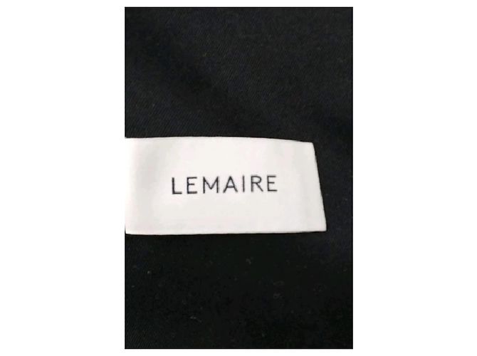 Lemaire Black wool coat - view 7
