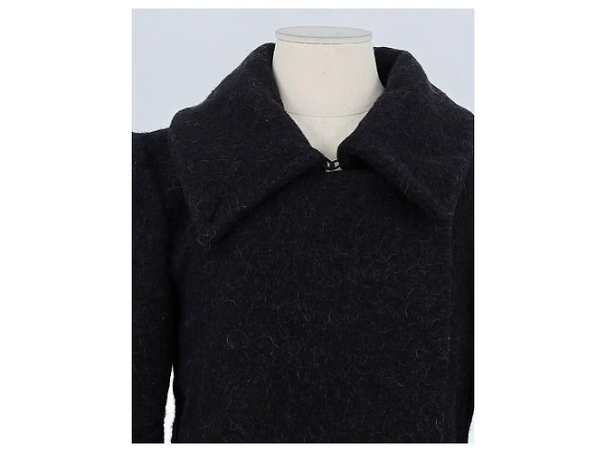 Lemaire Charcoal wool coat - view 2