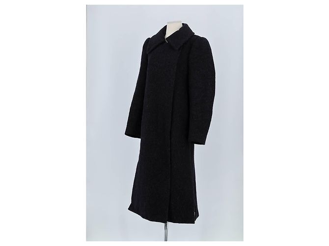 Lemaire Charcoal wool coat - view 4