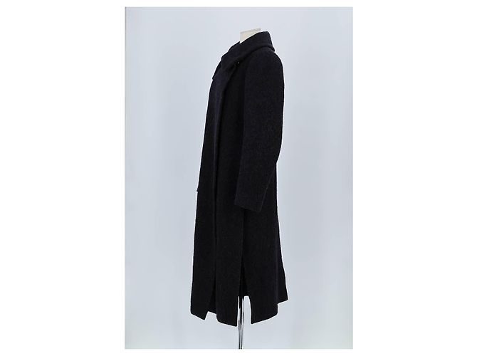 Lemaire Charcoal wool coat - view 5