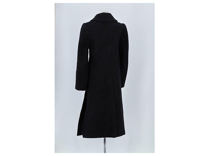Lemaire Charcoal wool coat - view 6