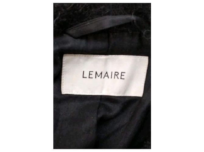 Lemaire Charcoal wool coat - view 7