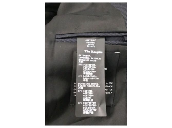 The Kooples Navy coat Navy blue - view 6