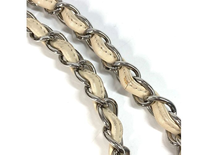 Chanel Vintage gesteppte Tragetasche Braun Beige - Ansicht 18